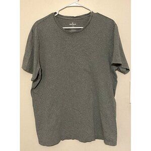 Men's Bombas Gray Crewneck 100% Pima Cotton Short Sleeve T-Shirt Size Large